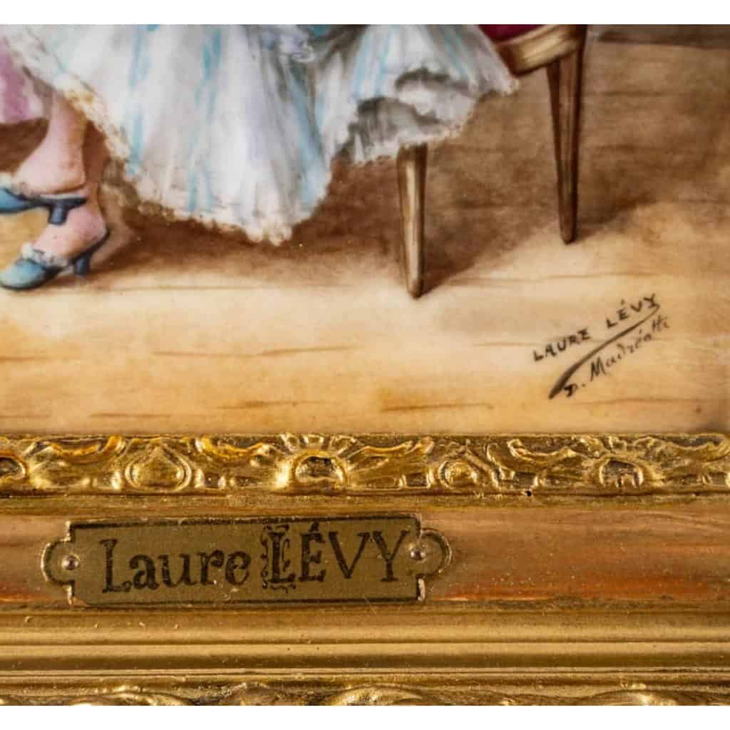 Plaque en porcelaine Laura Levy | Biron Plaque en porcelaine Laura Levy