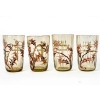  Service à Orangeade « Chardons » verre jaune émaillé à décor de chardons d’Emile GALLE | Biron  Service à Orangeade "Chardons" verre jaune émaillé à décor de chardons d'Emile GALLE