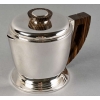 Service Egoïste Thé et Café argent massif et prises en macassar de Jean E. PUIFORCAT | Biron Service Egoïste Thé et Café argent massif et prises en macassar de Jean E. PUIFORCAT