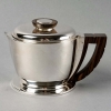 Service Egoïste Thé et Café argent massif et prises en macassar de Jean E. PUIFORCAT | Biron Service Egoïste Thé et Café argent massif et prises en macassar de Jean E. PUIFORCAT