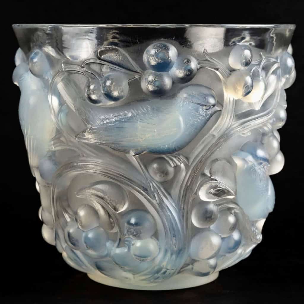 Vase « Avallon » verre opalescent de René LALIQUE | Biron ||||||