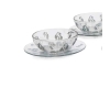 René LALIQUE (1860-1945) : Bol et Assiette « Campana » | Biron René LALIQUE (1860-1945) : Bol et Assiette "Campana"