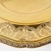 Suite de 7 plats de service "Elysée" en vermeil (argent massif plaqué or) de PUIFORCAT