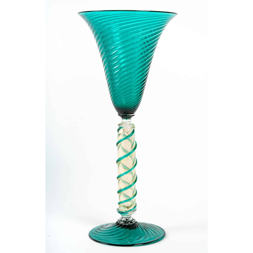 9 verres Venise, Milieu XXème siècle, Gino Cénéoleze (1940) | Biron 9 verres Venise, Milieu XXème siècle, Gino Cénéoleze (1940)