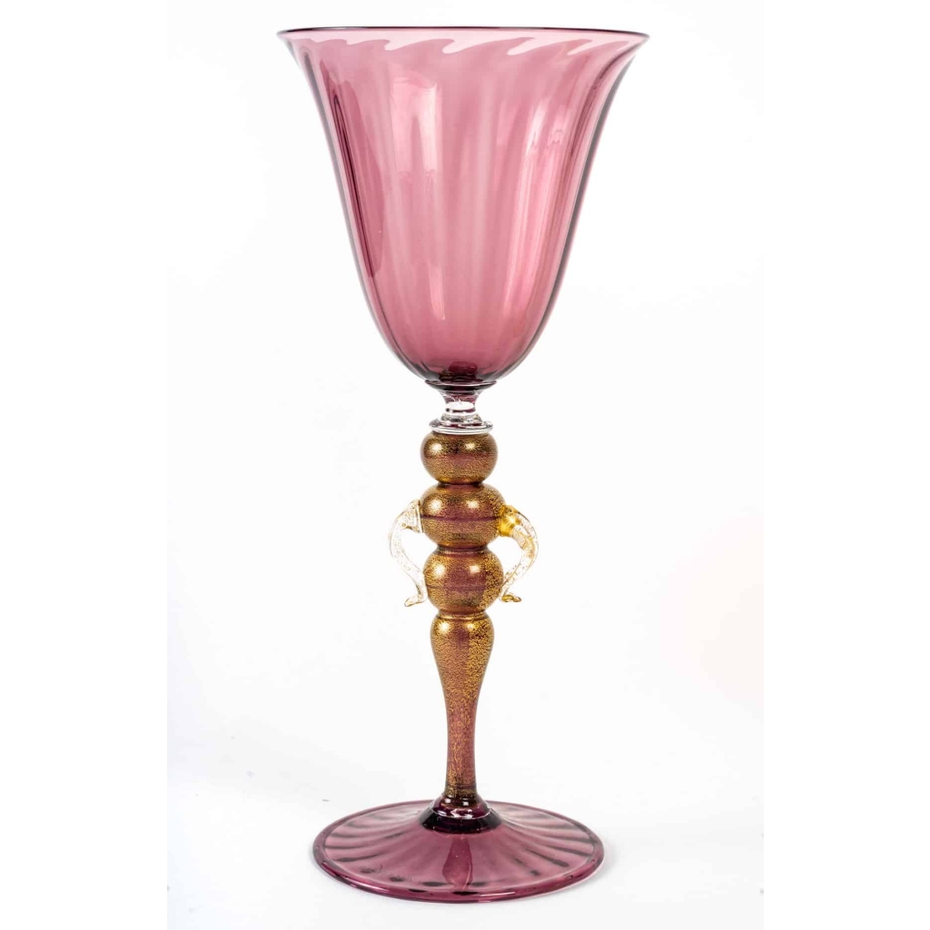 9 verres Venise, Milieu XXème siècle, Gino Cénéoleze (1940) | Biron 9 verres Venise, Milieu XXème siècle, Gino Cénéoleze (1940)