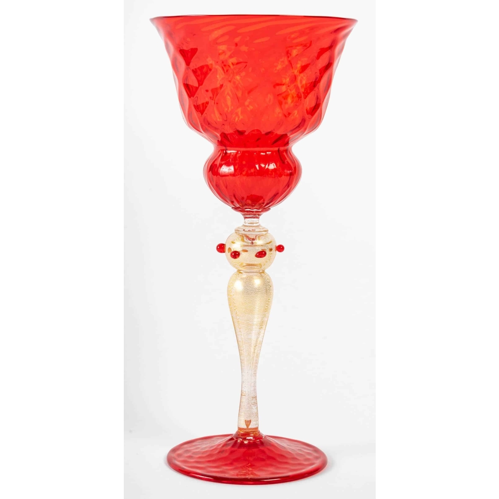 9 verres Venise, Milieu XXème siècle, Gino Cénéoleze (1940) | Biron 9 verres Venise, Milieu XXème siècle, Gino Cénéoleze (1940)