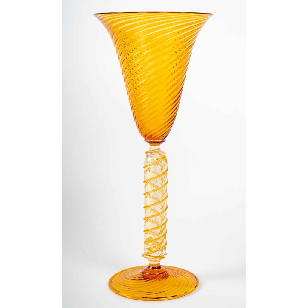 9 verres Venise, Milieu XXème siècle, Gino Cénéoleze (1940) | Biron 9 verres Venise, Milieu XXème siècle, Gino Cénéoleze (1940)