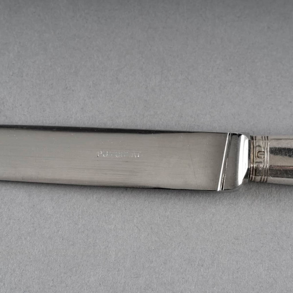 Ménagère "Louvois" argent massif de PUIFORCAT - 162 Pièces