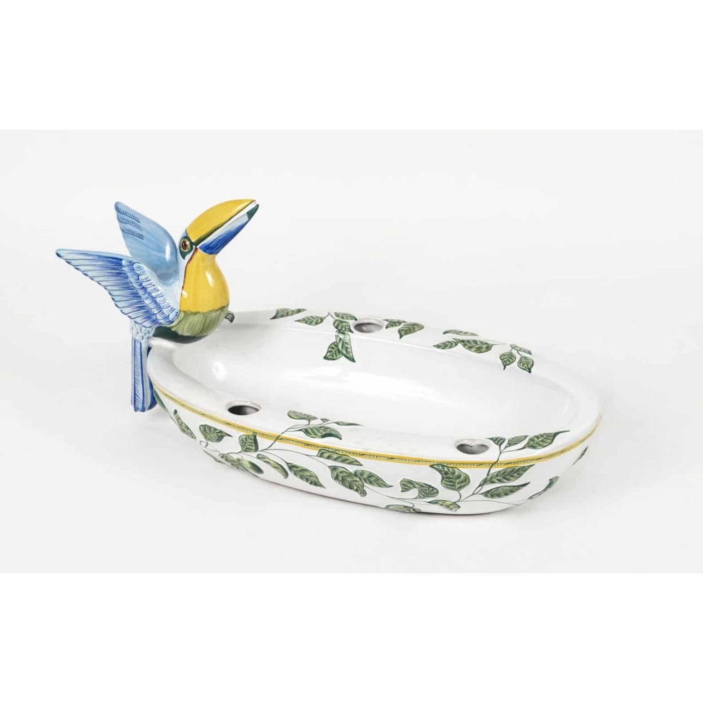 Hermès, Moustiers, JARDINIERE « Toucans » | Biron ||||