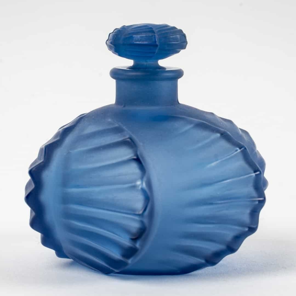 Flacon « Camille » verre bleu saphir de René LALIQUE | Biron |||||