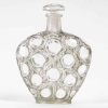Flacon « Salamandres » verre blanc patiné gris de René LALIQUE | Biron ||||||