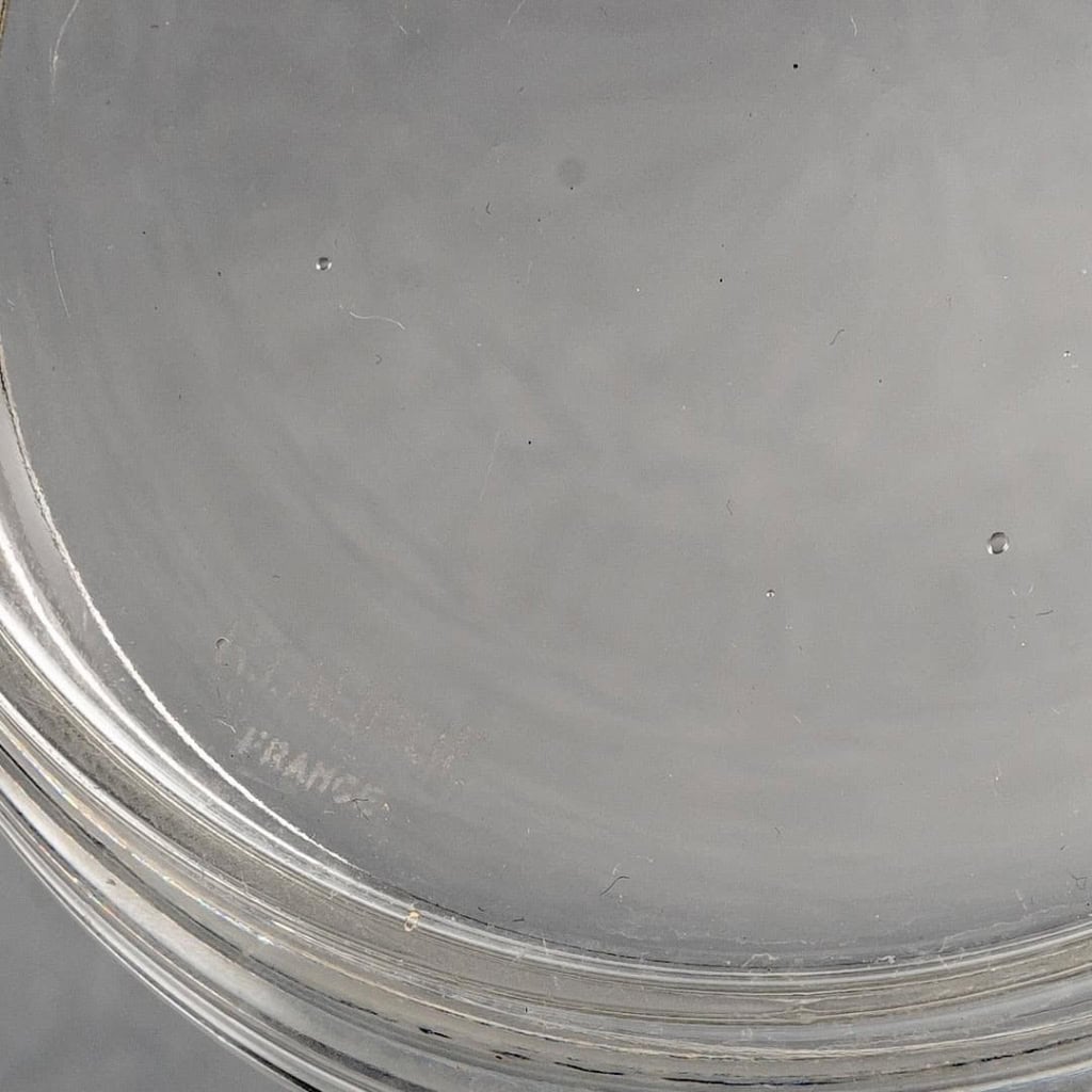 Boîte « Nippon » verre blanc de René LALIQUE | Biron Boîte "Nippon" verre blanc de René LALIQUE