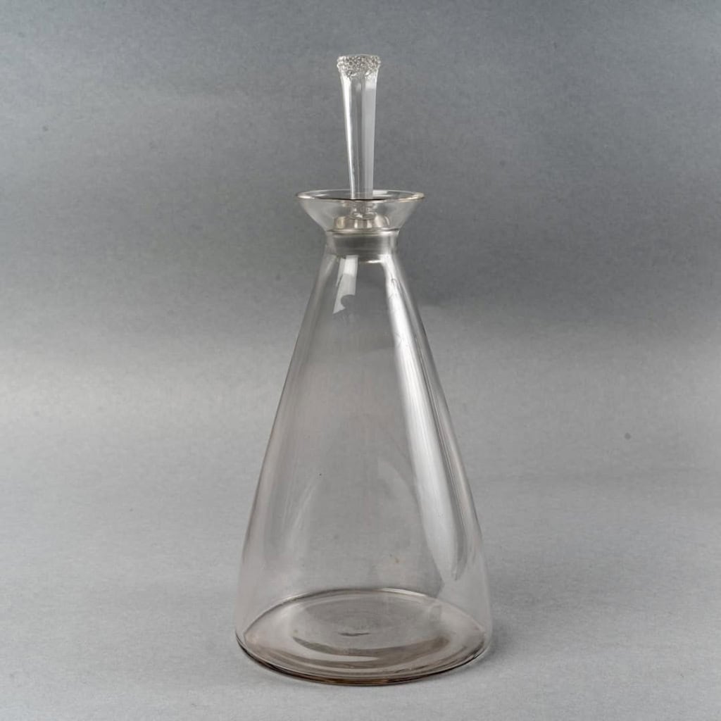 Carafe « Graines » verre blanc de René LALIQUE | Biron ||||