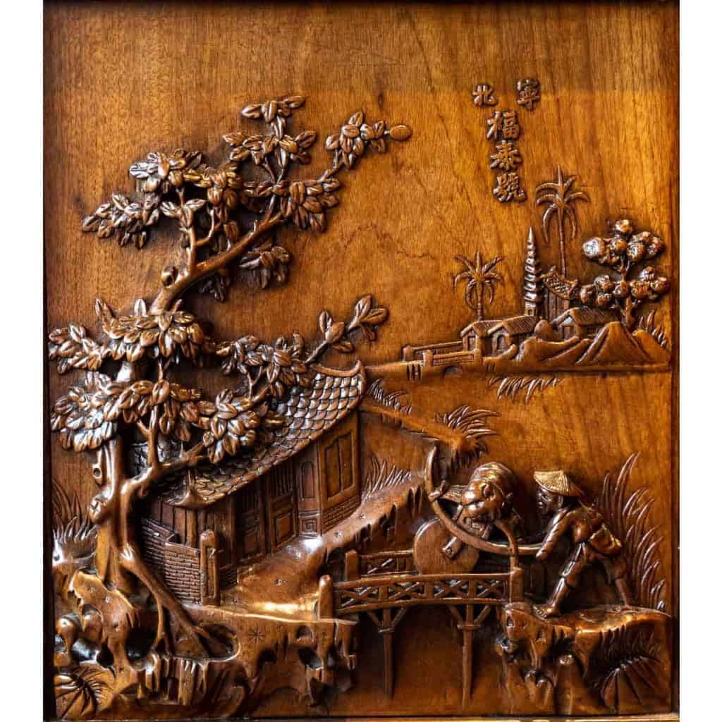 Meuble pagode en bois de fer | Biron Meuble pagode en bois de fer