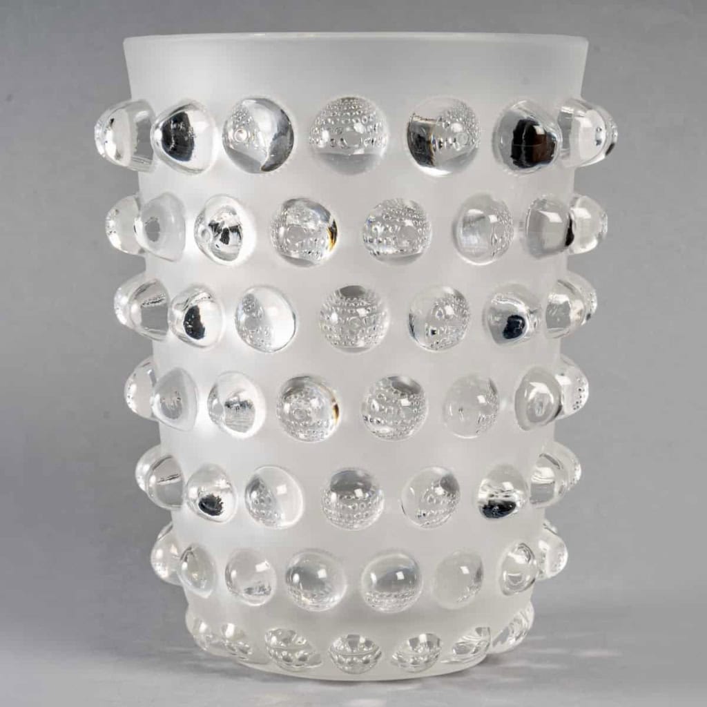 Vase « Mossi » en verre blanc de René LALIQUE | Biron ||||||||