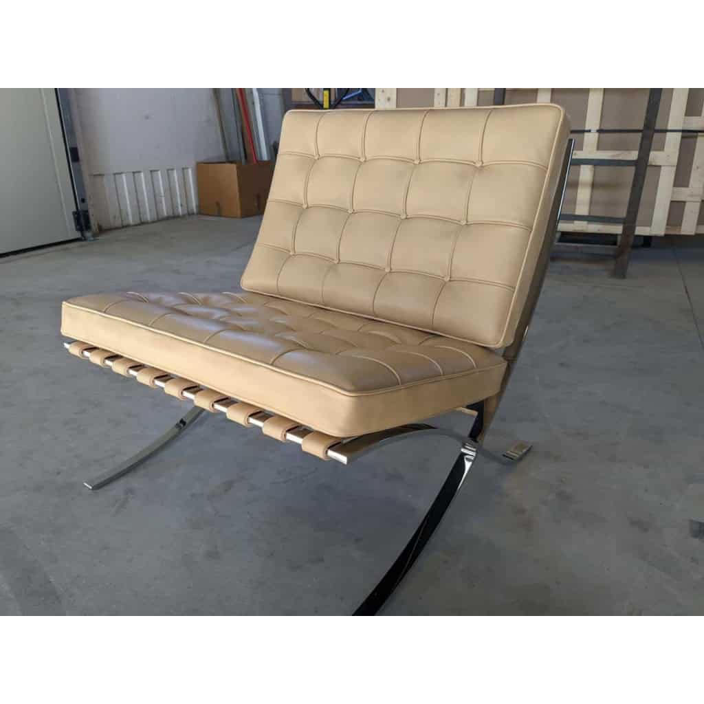 Knoll : Paire de Fauteuil Barcelona