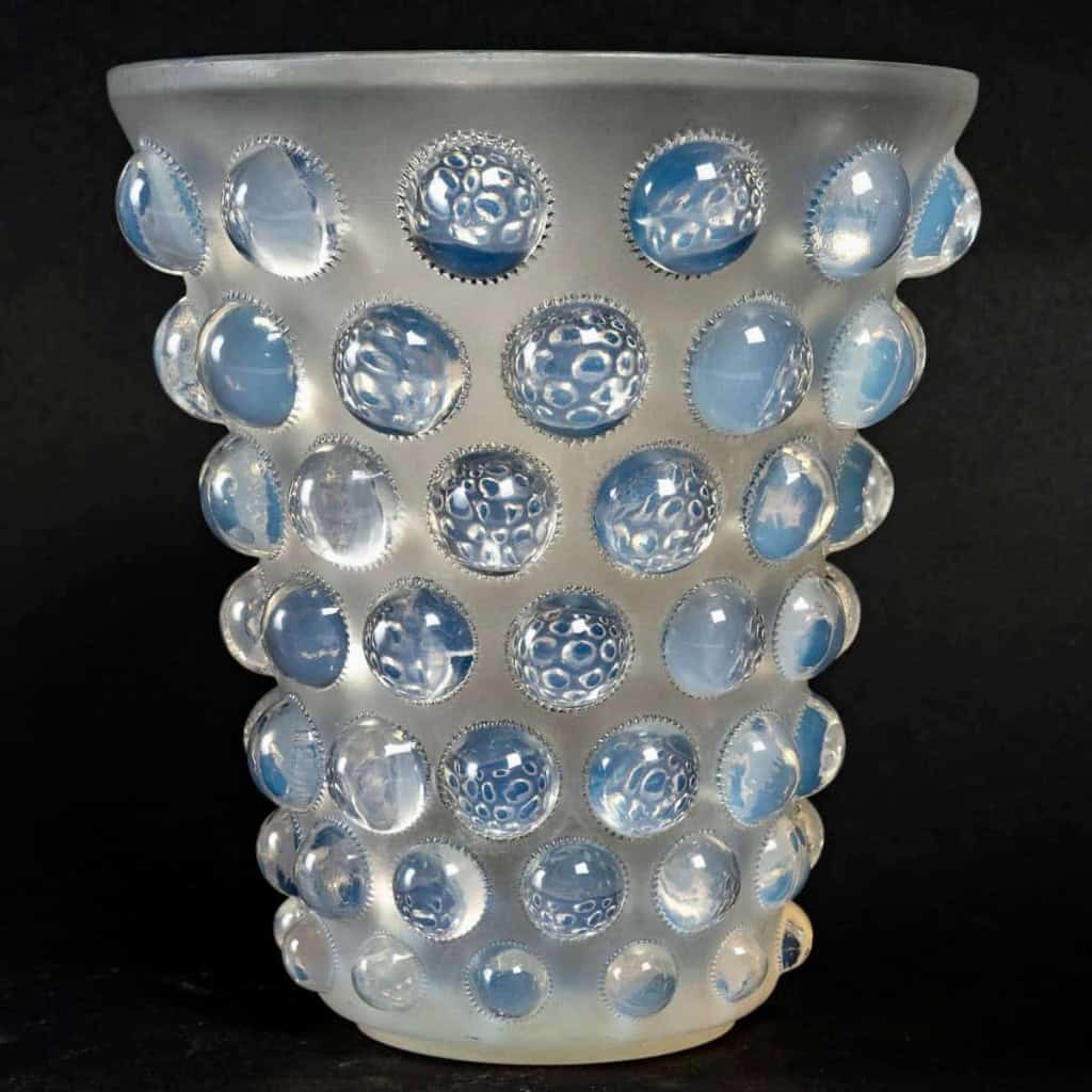 Vase « Bammako » verre opalescent de René LALIQUE | Biron |||||||