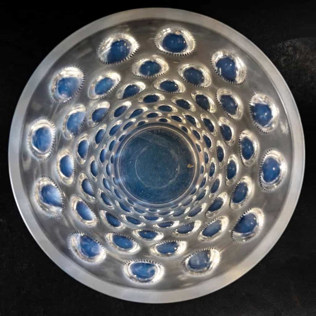 Vase « Bammako » verre opalescent de René LALIQUE | Biron Vase "Bammako" verre opalescent de René LALIQUE