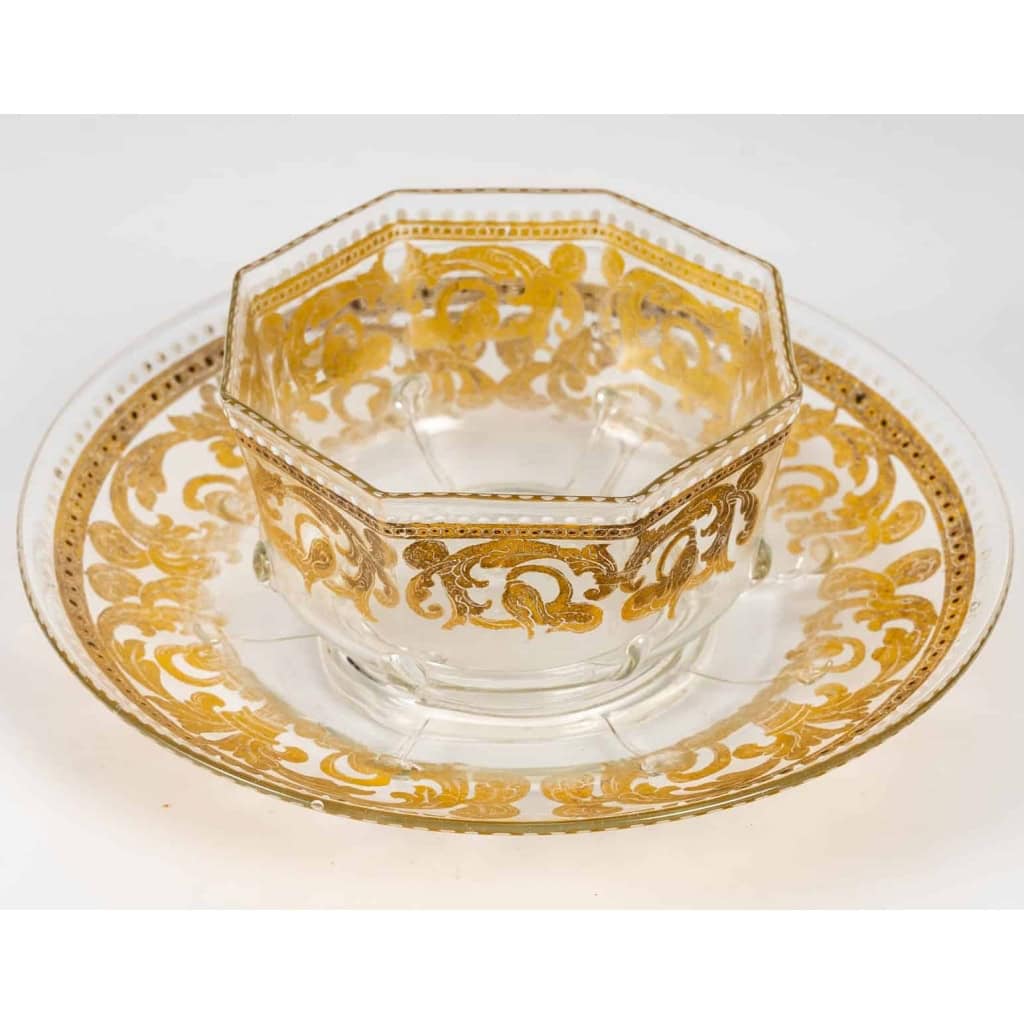 Coupe et sous-coupe, Venise XIXème siècle | Biron |||||||||
