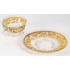 Coupe et sous-coupe, Venise XIXème siècle | Biron Coupe et sous-coupe, Venise XIXème siècle