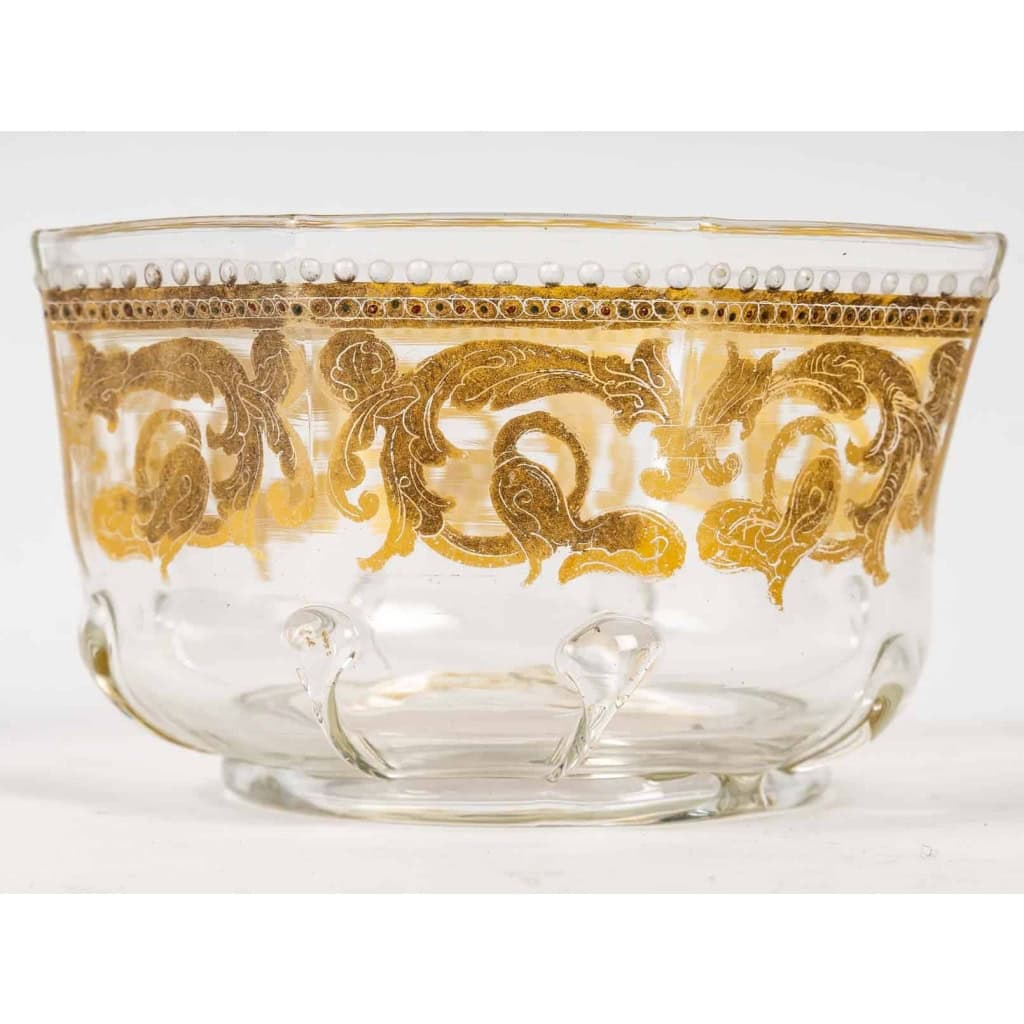 Coupe et sous-coupe, Venise XIXème siècle | Biron Coupe et sous-coupe, Venise XIXème siècle