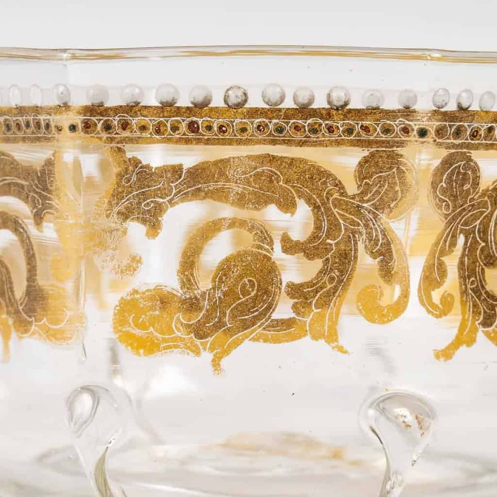 Coupe et sous-coupe, Venise XIXème siècle | Biron Coupe et sous-coupe, Venise XIXème siècle