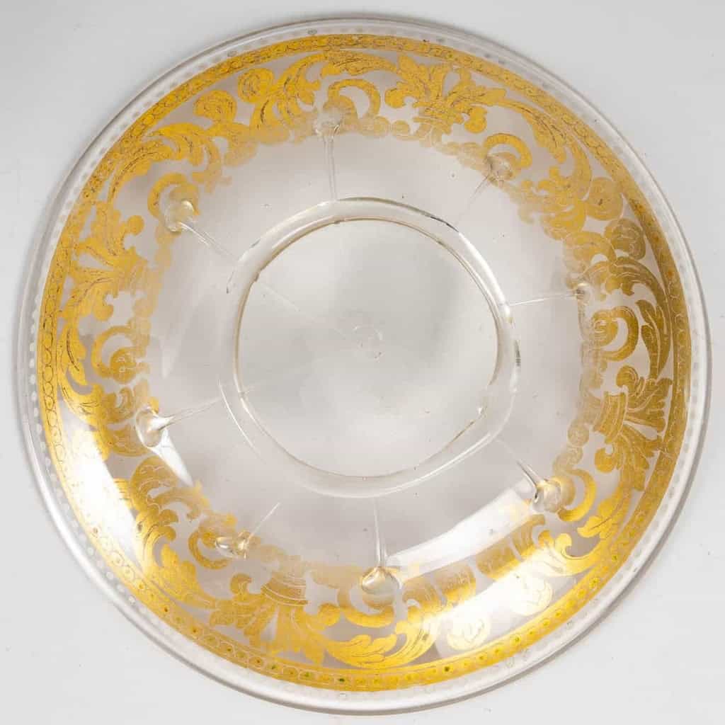 Coupe et sous-coupe, Venise XIXème siècle | Biron Coupe et sous-coupe, Venise XIXème siècle