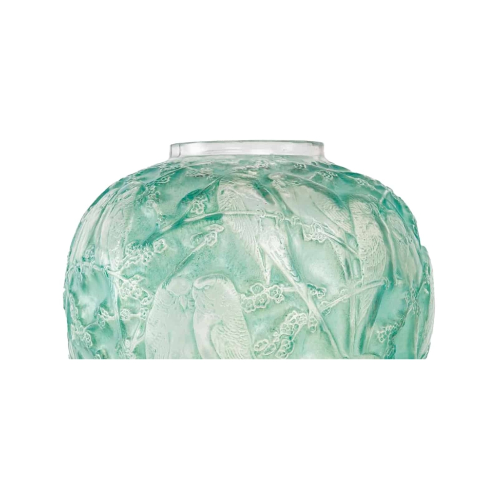 René Lalique : Vase « Perruches » | Biron René Lalique : Vase "Perruches"