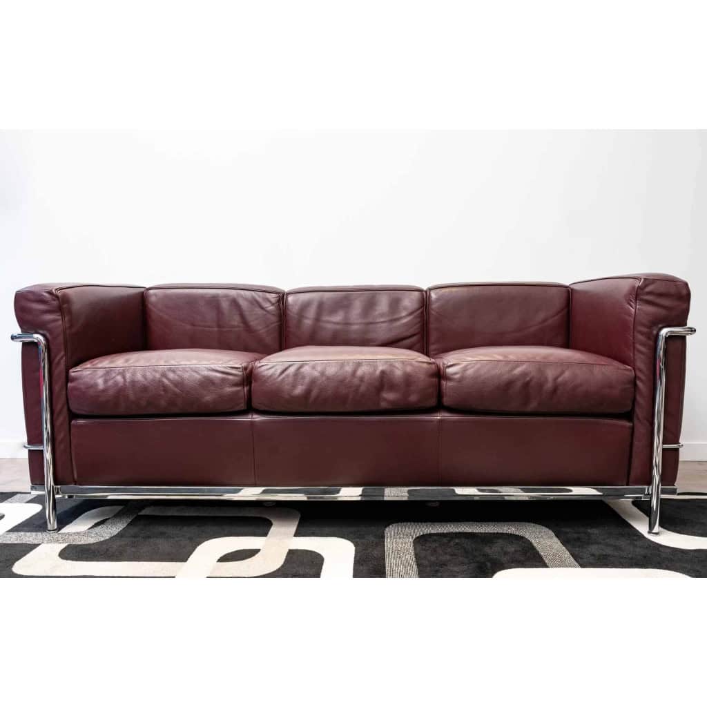Canapé LC2 – Cassina – LE CORBUSIER, PERRIAND et JEANNERET | Biron Canapé LC2 - Cassina - LE CORBUSIER, PERRIAND et JEANNERET
