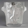 Vase Seau à Champagne « Ganymède » en cristal blanc de LALIQUE FRANCE | Biron Vase Seau à Champagne "Ganymède" en cristal blanc de LALIQUE FRANCE