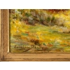 Huile sur toile par Deully Eugène, « étang à la campagne » | Biron Huile sur toile par Deully Eugène, "étang à la campagne"