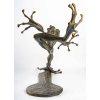 Élégante grenouille en bronze d’Hadrien David | Biron Élégante grenouille en bronze d'Hadrien David