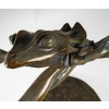 Élégante grenouille en bronze d’Hadrien David | Biron Élégante grenouille en bronze d'Hadrien David