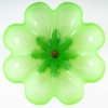 Paire de coupes en opaline vert et base en bronze doré fin XIXème siècle | Biron Paire de coupes en opaline vert et base en bronze doré fin XIXème siècle