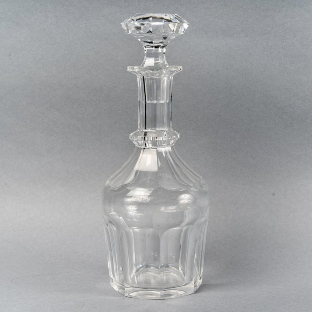 Service Art Déco « Nungesser » cristal blanc de VAL SAINT LAMBERT | Biron Service Art Déco "Nungesser" cristal blanc de VAL SAINT LAMBERT