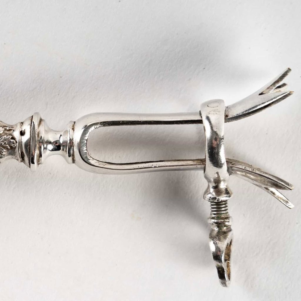 12 Manches à Côtelette Argent,1880 | Biron 12 Manches à Côtelette Argent,1880