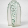 Flacon « Toutes les Fleurs » verre blanc patiné vert de René LALIQUE | Biron Flacon "Toutes les Fleurs" verre blanc patiné vert de René LALIQUE