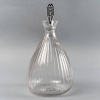 Carafe « Marie Brizard » verre blanc émaillé noir de René LALIQUE | Biron |||||