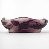 Coupe Vide-Poche « Clématites » verre multicouche dégagé l’acide violet et blanc d’Emile GALLE | Biron Coupe Vide-Poche "Clématites" verre multicouche dégagé l'acide violet et blanc d'Emile GALLE