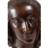Tête d’une Femme, Sculpture en Bois, Art Déco, 1930. | Biron Tête d'une Femme, Sculpture en Bois, Art Déco, 1930.