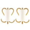 1950, Paire d’Appliques en rotin Louis Sognot | Biron |||||