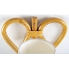 1950, Paire d’Appliques en rotin Louis Sognot | Biron 1950, Paire d'Appliques en rotin Louis Sognot