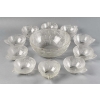 Service « Ormeaux » verre blanc de René LALIQUE – 11 Pièces | Biron ||||||||||