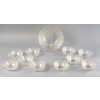 Service « Ormeaux » verre blanc de René LALIQUE – 11 Pièces | Biron Service "Ormeaux" verre blanc de René LALIQUE - 11 Pièces