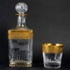 Cristallerie Saint Louis Ensemble à Whisky Modèle Thistle Or | Biron Cristallerie Saint Louis Ensemble à Whisky Modèle Thistle Or