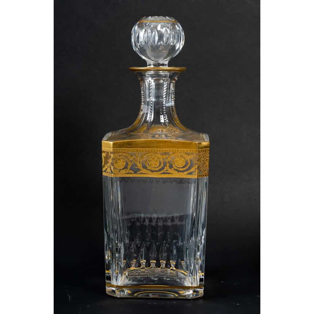 Cristallerie Saint Louis Ensemble à Whisky Modèle Thistle Or | Biron Cristallerie Saint Louis Ensemble à Whisky Modèle Thistle Or