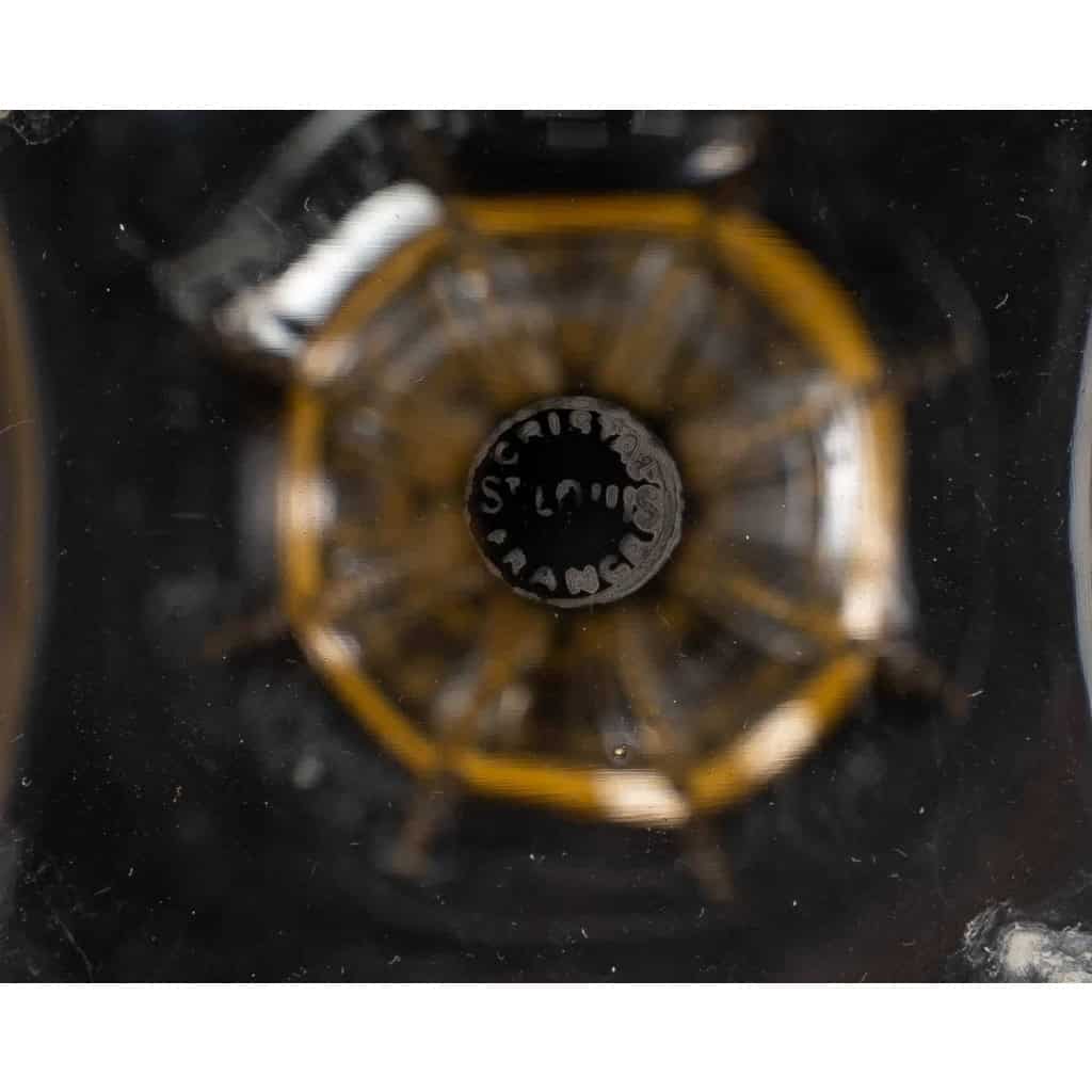 Cristallerie Saint Louis Ensemble à Whisky Modèle Thistle Or | Biron Cristallerie Saint Louis Ensemble à Whisky Modèle Thistle Or