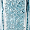 Vase « Quatre Panneaux » verre blanc patiné bleu de René LALIQUE | Biron Vase « Quatre Panneaux » verre blanc patiné bleu de René LALIQUE