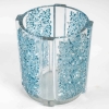 Vase « Quatre Panneaux » verre blanc patiné bleu de René LALIQUE | Biron Vase « Quatre Panneaux » verre blanc patiné bleu de René LALIQUE