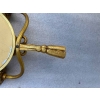 1950/70′ Série De 4 Appliques en Bronze Doré Avec Miroir Convexe Signée Petitot | Biron 1950/70′ Série De 4 Appliques en Bronze Doré Avec Miroir Convexe Signée Petitot
